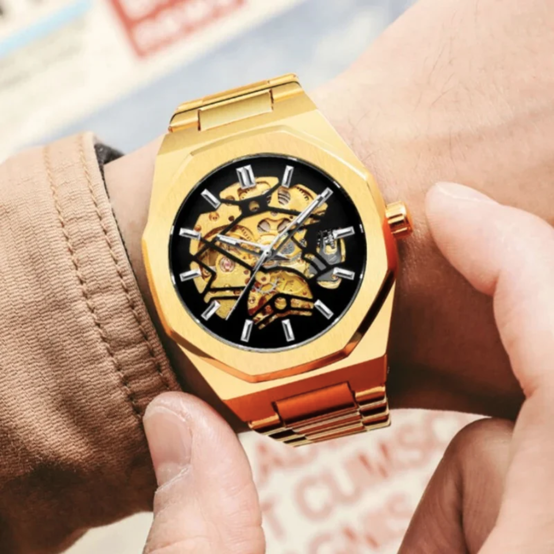 Loravento Automatic Champagne Gold